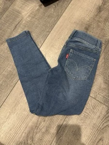 Levis Denim Legging Girls size 6X 6-7 Stretch Denim - Picture 1 of 2