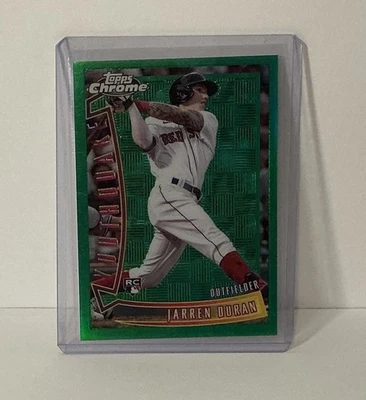 2022 Topps Chrome Sonic - 1996 Youthquake Jarren Duran #YQ-10 Green /99 (RC) - Image 1 of 3