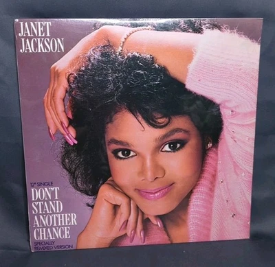 JANET JACKSON -Don't Stand Another Chance A&M 12" Vinyl Record Single Sealed New - Image 1 of 4