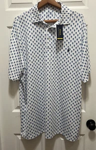 Polo Ralph Lauren uomo XLT performance maglia elasticizzata golf polo blu navy pony nuova con etichette - Foto 1 di 12