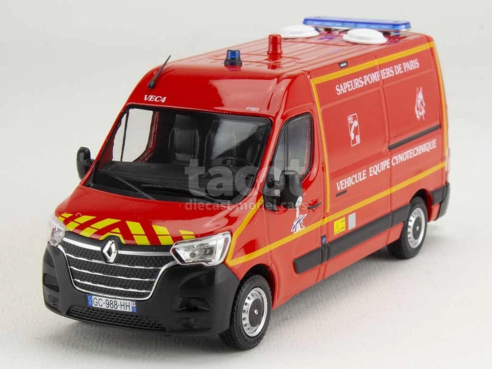 Renault Master III VEC BSPP Pompiers - Eligor 1/43