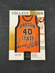 2011-12 SP Authentic Update College Pride Autographs Lonnie Shelton 5/40 (AU) - Bild 1 von 2