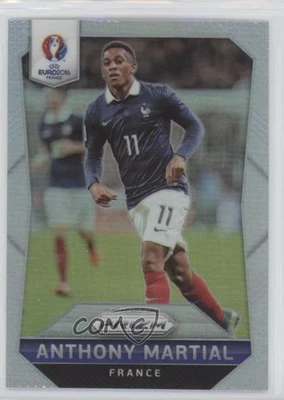 2016 Panini Prizm UEFA Euro Silver Prizm Anthony Martial #10 - Image 1 of 2