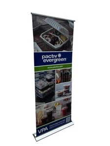 35,4 x 86 x 8,6 Zoll Blade Lite 850 mm einziehbarer Bannerständer! Top Zustand - Bild 1 von 8