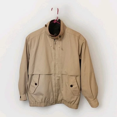 London Fog Women’s Beige Windbreaker Jacket S Zip Lining - Image 1 of 4