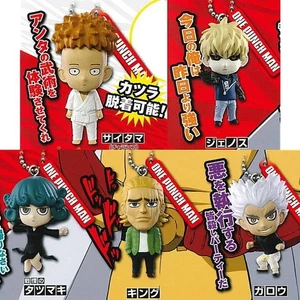 ONE PUNCH MAN Set 5 FIGURE Portachiavi Collezione TAKARA TOMY Gashapon - Picture 1 of 1