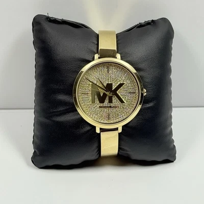 Michael Kors Charley Pave Gold Stainless Crystal Logo Watch MK4469 Women’s Watch - Image 1 of 4
