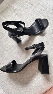 Massimo Dutti Ladies High Heel Sandals Size 40 - Picture 1 of 8