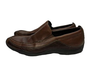 COLE HAAN C08038 Brown Leather Slip On Casual Shoes Mens Size 12 “Need Inserts” - Picture 1 of 10