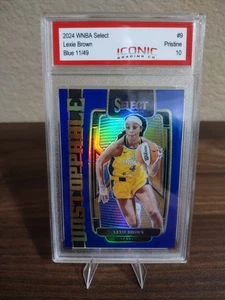 2024 WNBA SELECT LEXIE BROWN BLUE #9 11/49 - Picture 1 of 2