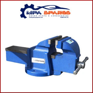 JEFFERSON 6" HEAVY DUTY BENCH VICE - PRE-DRILLED BASE FOR TABLE / BENCH MOUNTING - Picture 1 of 1