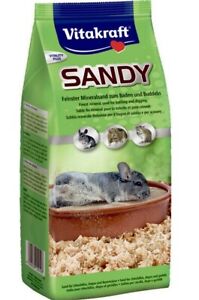 Chinchilla Sand - Vitakraft Sandy Mineral Sand for Chinchillas, Degu & Gerbils
