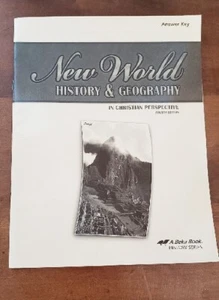 Abeka New World History and Geography Books Grade 6 History Series Homschool - Picture 1 of 1