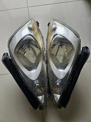 Honda FIT GE GE6 Jazz Halogen 2009-2010 JDM Headlights (Used) - Image 1 of 4