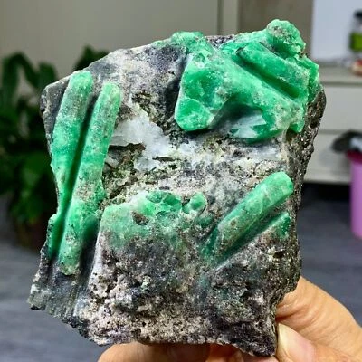 431G Natural Raro Esmeralda Gema Cristal Mineral Espécimen/China Foto 1 de 4