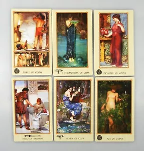 6 carte dai Tarocchi di Delfi di J. D. Hildegard Hinkel rarissime belle arti - Foto 1 di 3