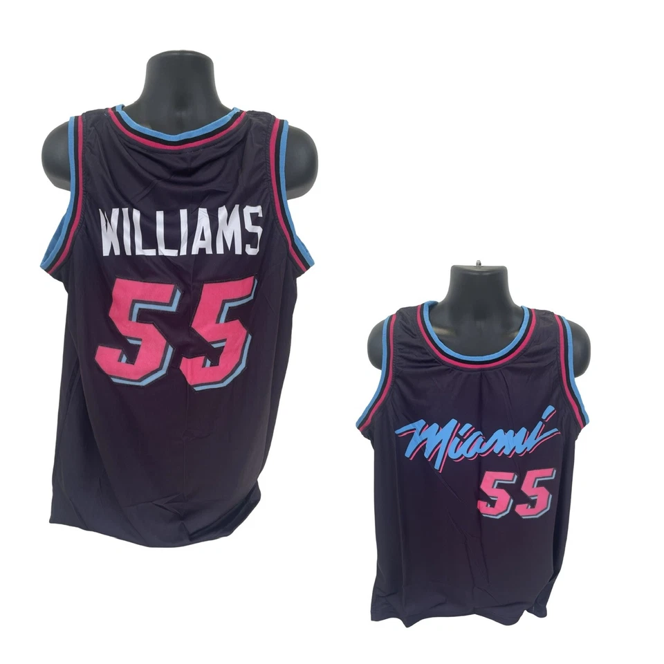 Camiseta negra personalizada Jason Williams sin firmar Miami Heat Miami Vice talla XL Foto 1 de 1