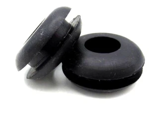 5/8" Hole Fit, Rubber Bushing Wiring Grommet, Fits 1/8" Thick Panel, Has 3/8" ID - Picture 1 of 12