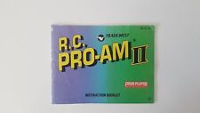 R.C. Pro-Am II 2 Nintendo NES Notice Manuel