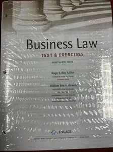 New Business Law: Text & Exercises - Loose Leaf By Miller, Roger LeRoy & William - Picture 1 of 3