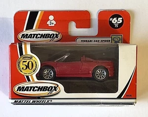 Matchbox Ferrari 360 Spider MBX 50 Years (1952-2002) Anniversary Edition #65/75. - Picture 1 of 6