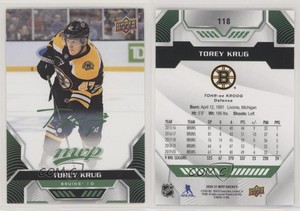 2020-21 Upper Deck MVP Green Script Torey Krug #118