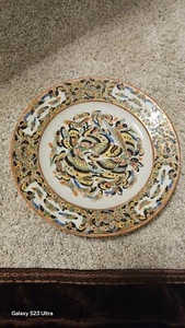Antique Chinese Export Plate Thousand Butterflies Early Version c1880s 9.8”W - Picture 1 of 7
