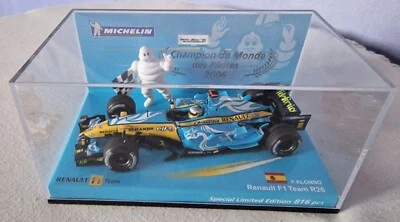 MINICHAMPS RENAULT F1 R26 ALONSO MICHELIN SPECIAL LIMITED EDITION 1/43 SCALE - Image 1 of 3