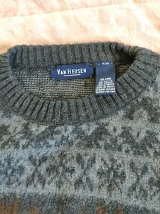Pullover, van Heusen, Herren Gr. XL, Rundhals, Pulli, Farbe grau - Bild 1 von 4
