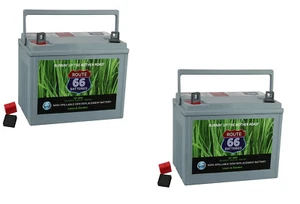 2 pack 12V 35Ah Rechargeable SLA Battery Replaces 12-volt U-1 Battery - Picture 1 of 8