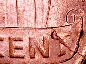 2015 P Lincoln Shield Cent - Retained Interior Die Break Obverse & Reverse Error - Picture 1 of 4