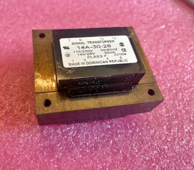 Signal Transformer 14A-30-28 115/230V 50/60Hz 30VA Transformer - Image 1 of 4