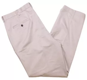 BROOKS BROTHERS Lightweight Advantage Chino Clark Pants Flat Front ~ 38 x 33 - Picture 1 of 8