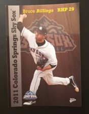 2011 Colorado Springs Sky Sox Bruce Billings #2