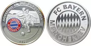 Medaille - Fußball FC Bayern München Aufstieg in die Bundesliga 1965 - in Kapsel - Bild 1 von 1