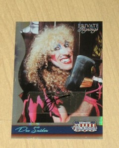 2007 Donruss Americana autograph auto card Dee Snider Twisted Sister 467/500