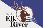 Aufkleber Elk River City Minnesota  Flagge Fahne 15 x 10 cm Autoaufkleber 