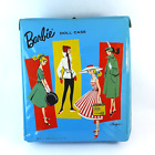 Étui poupée Barbie bleu 1961 Ponytail vinyle mattel propriétaire original