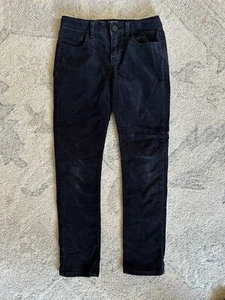 Gap Kids Black Velvet Skinny Fit Pants Youth Girls Size 8 Adjustable Waist - Picture 1 of 11