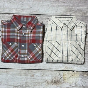 Wonder Nation Lot Of Boys Flannel Shirts Size S (6-7). NWT! Plaid Flannel Shirts - Picture 1 of 9