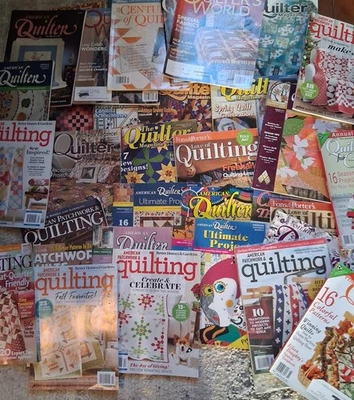 Lot 35 Magazines Quilters World Fons & Porter Arts American BH&G Patchwork - Image 1 of 4