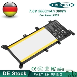 Batterie 5.0Ah 7.6V C21-N1347 pour ASUS X555 X555L F550JK X555LA F555L R557 C21N1347 - Photo 1/12