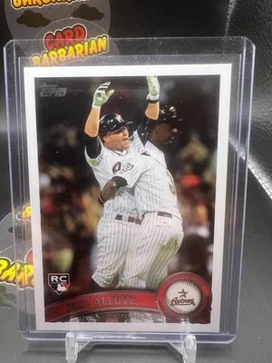 2011 Topps Update #US132 Jose Altuve Rookie RC Card Houston Astros - Image 1 of 2