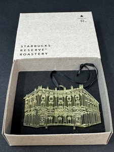 STARBUCKS MILAN ITALY RESERVE & ROASTERY FACADE HOLIDAY ORNAMENT NEW Christmas - Picture 1 of 8