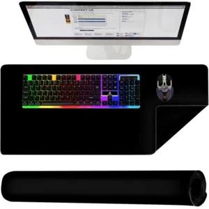 MAUSPAD MAUSPAD 90X45 CM TASTATURTEPPICH LAPTOP RUTSCHFEST FÜR HAUS - Bild 1 von 7