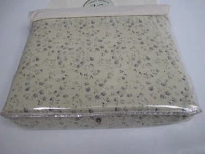 Rachel Ashwell Treasures LAVENDER DITSY Floral Brushed Twill Flat Sheet - Full - Picture 1 of 10