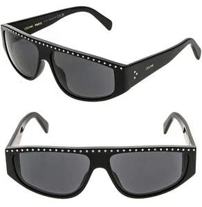 Gafas de sol unisex CELINE 4274 ANIMATION Paris negras cristal pedrería CL4274IS 01A - Imagen 1 de 10