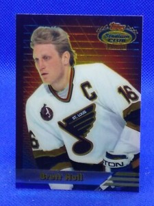 1993-94 Topps Stadium Club Finest Brett Hull #3 HOF