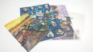 USED Set of 4 Sengoku BASARA Clear File - Japanese Version Mini Poster Style - Picture 1 of 12