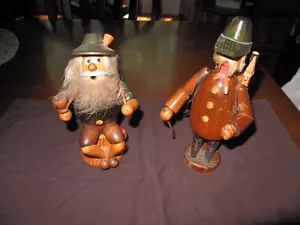 2 schöne alte Vintage Holz Weihrauchbrenner Raucher - Holzfäller - Bild 1 von 7